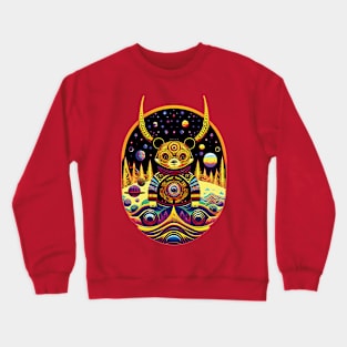 Cosmic Cub: The Queen of Space Future Crewneck Sweatshirt